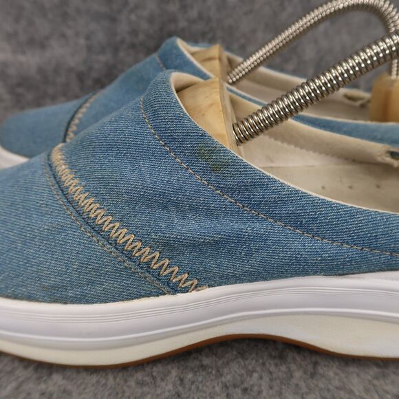 Keds Shoes Womens 8 Clog Mule Sneaker Slip On Pure Fit Comfort Denim Y2k Fashion - Picture 5 of 13